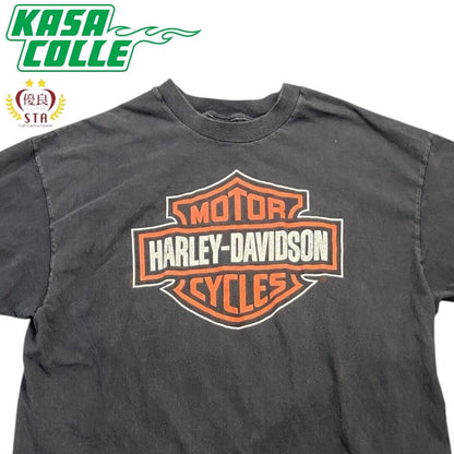【Harley-Davidson】ハーレーダビッドソン バー&シールド バックグラフィック 90's Vintage Tシャツ L相当
