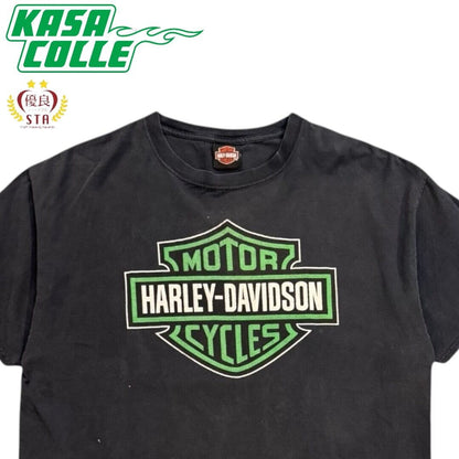 【Harley-Davidson】ハーレーダビッドソン 90's ハーレーVintage Tシャツ SaVannah 黒 XL相当