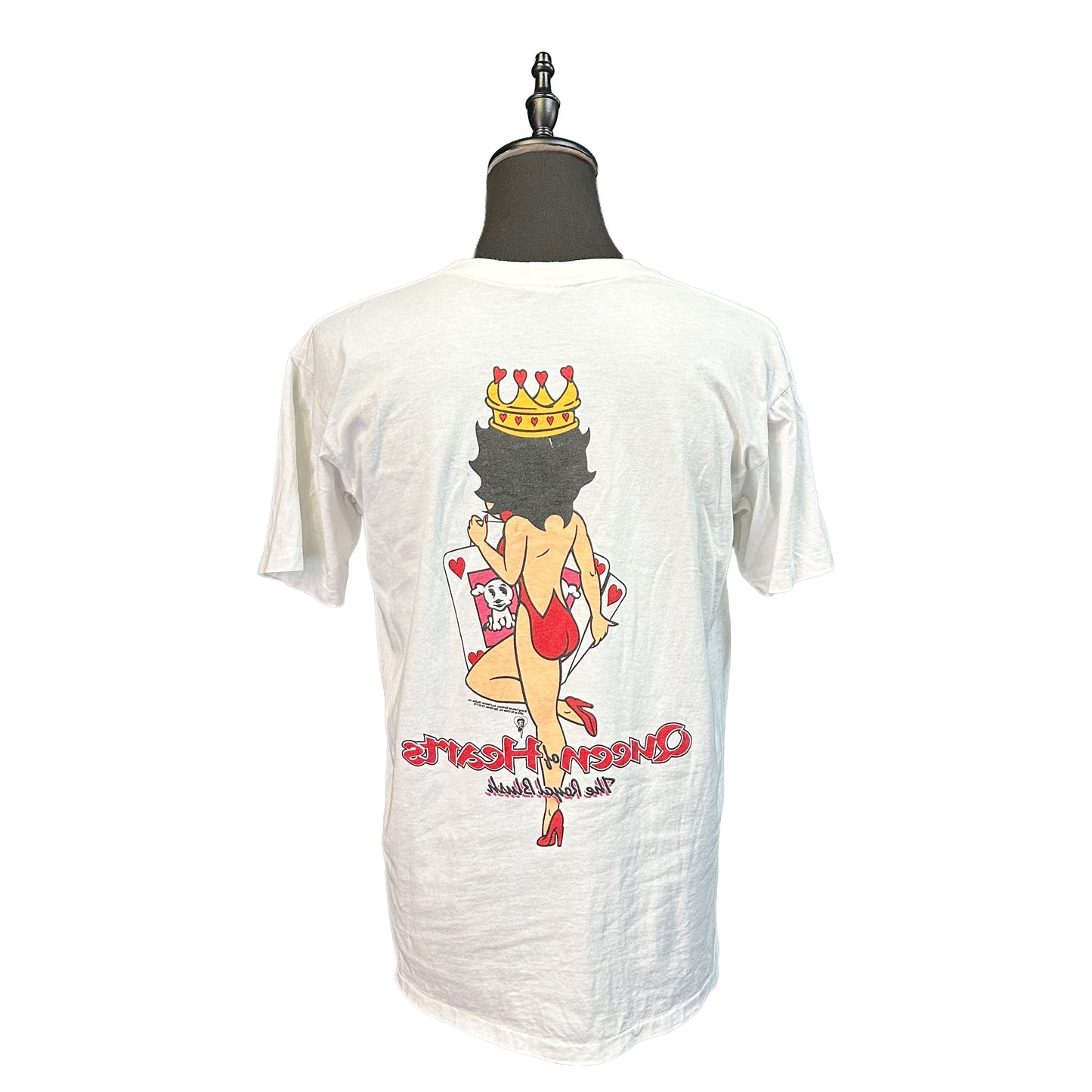 【BETTY BOOP】ベティブープ "Queen of Hearts" 90's Vintage Tシャツ L
