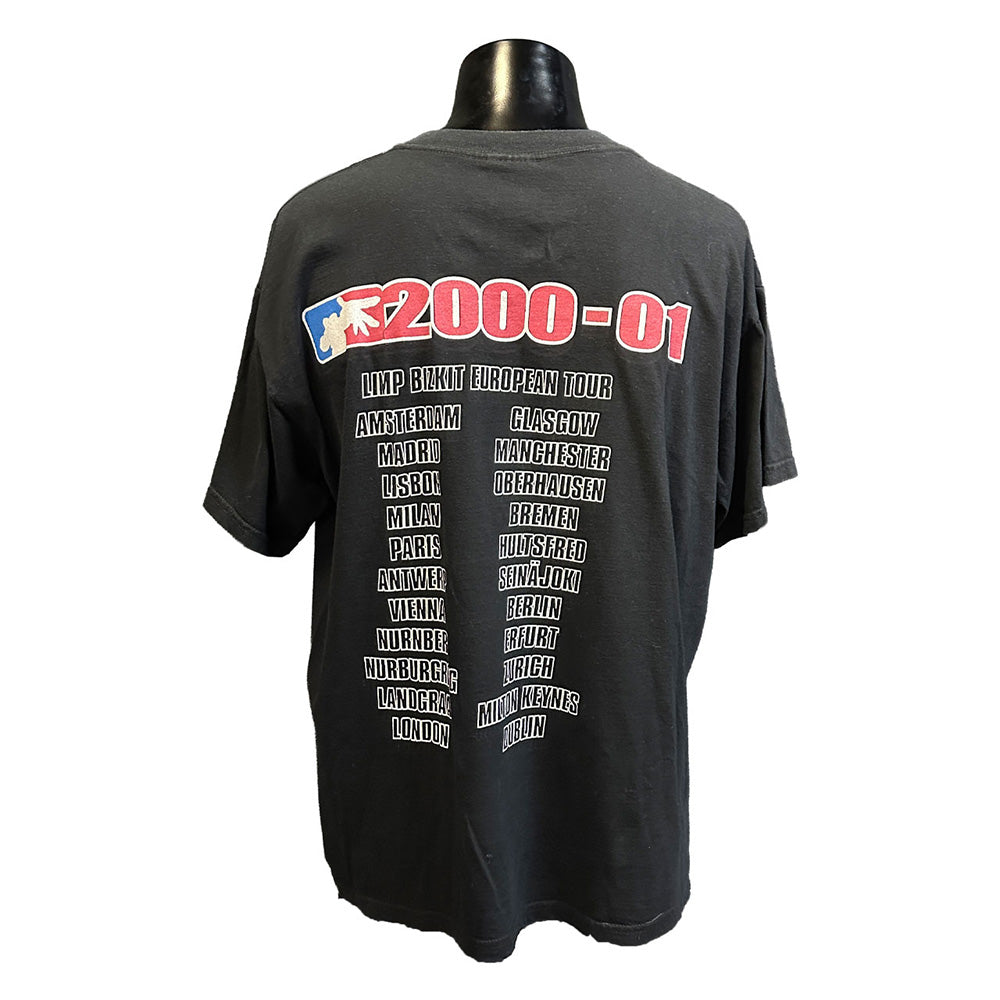 【LIMP BIZKIT】リンプ・ビズキット 2000-01 Tour Tシャツ 黒 L