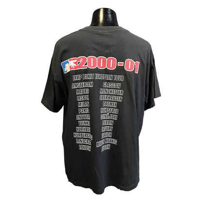 【LIMP BIZKIT】リンプ・ビズキット 2000-01 Tour Tシャツ 黒 L