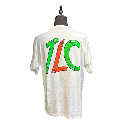 【TLC】ティーエルシー "PROTECTION IS THE PRIORITY TOUR 1992" ALLSPORTタグ Vintage Tシャツ XL