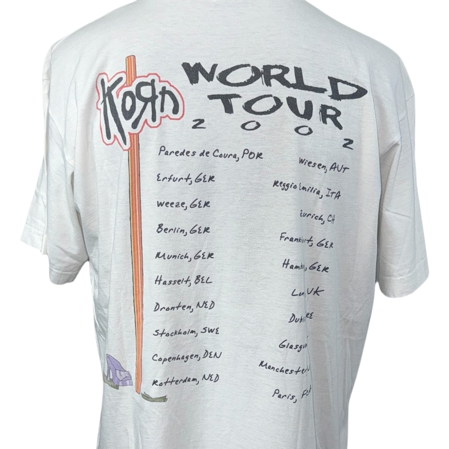 [KORN] Korn World Tour 2002 T-shirt XL